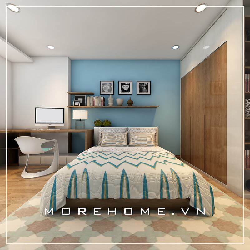 Tủ quần áo màu nâu